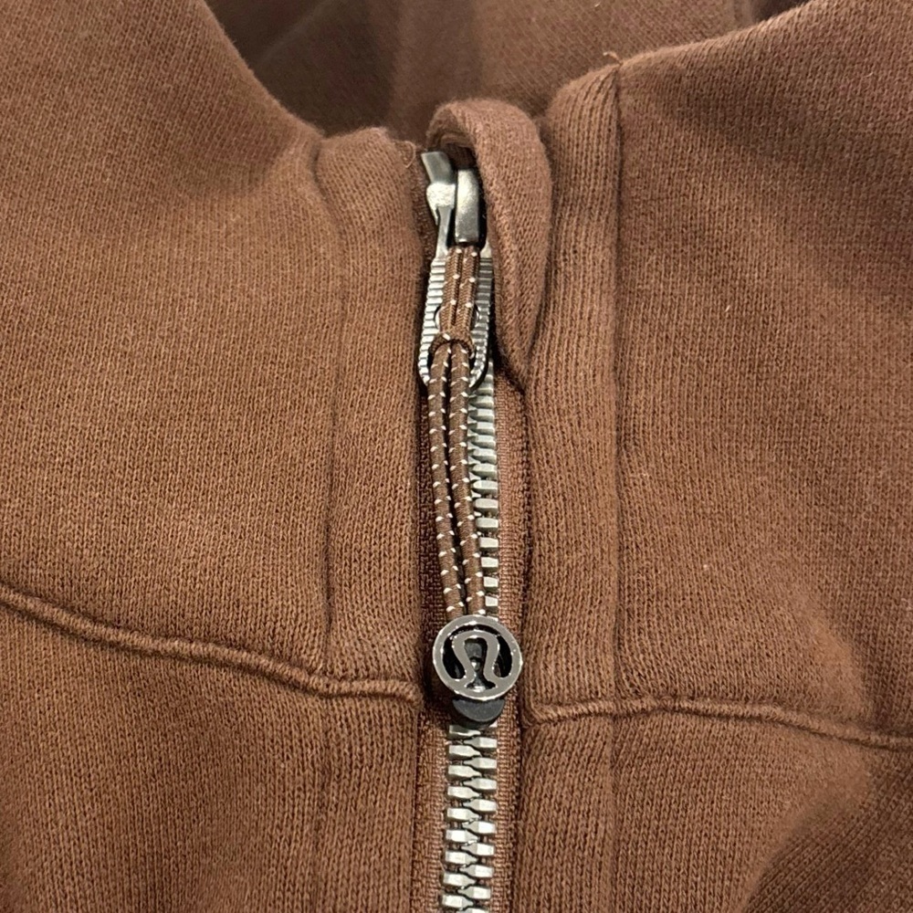 Lululemon Scuba Oversized Half Zip Hoodie Size XS/S In Java - Picture 4 of 8